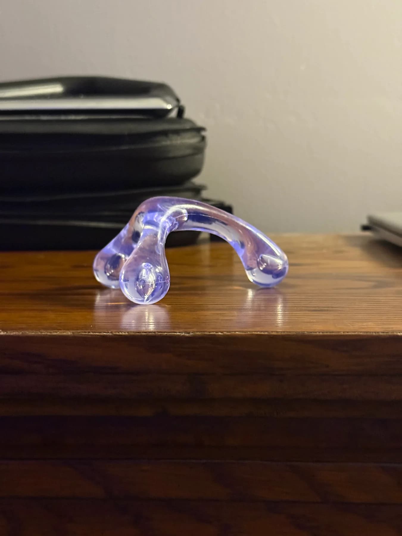 Clear acrylic pressure tool in the Muscle Movement and Improvement treatment room